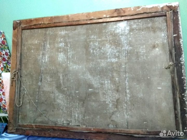 Картина в раме 19 века Иван Шишкин, 114 х 80 см