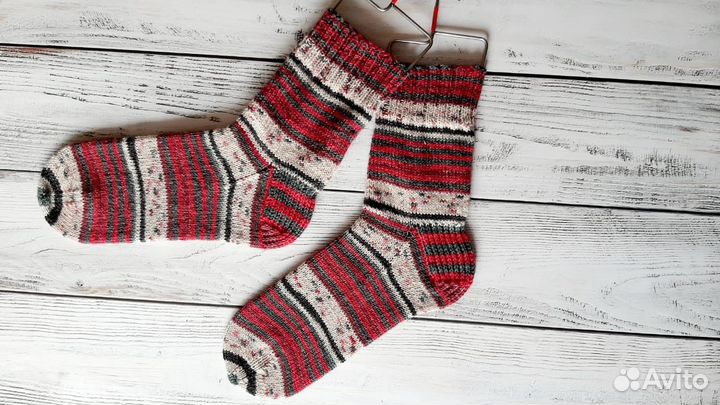 Вязаные носки