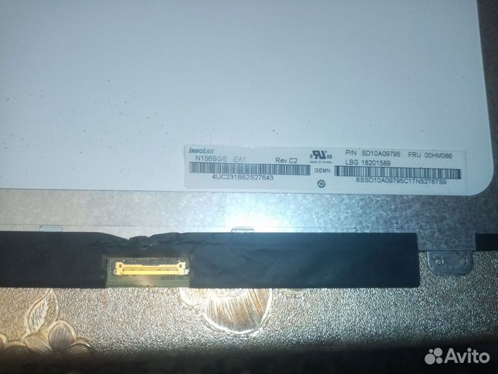 Матрица для ноутбука 15.6 slim 30 pin