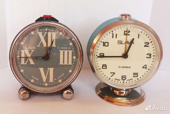Часы будильник слава СССР 3