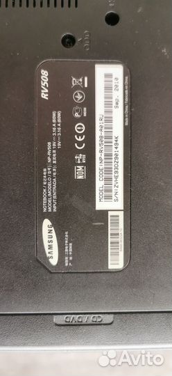 Ноутбук Samsung RV508