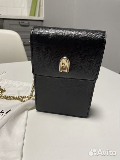 Сумка Furla Mini Vertical Crossbody, черный