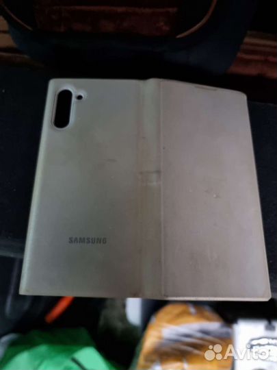 Чехол книжка оригинал для телефона samsung note 10