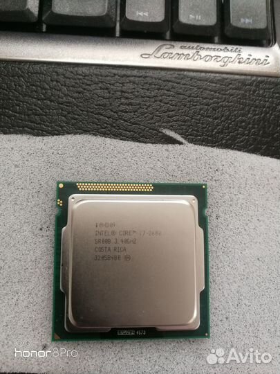 Процессор intel core i7 2600 (4 ядра/8 потоков)