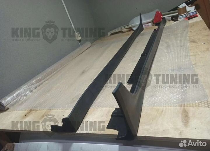 Пороги Type S для Honda Accord 8 (усилитель)