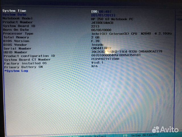 Материнская плата для ноутбука HP LA-A994P N2840