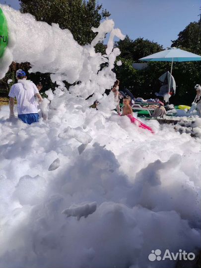 Пенная вечеринка, пенное шоу, аниматоры