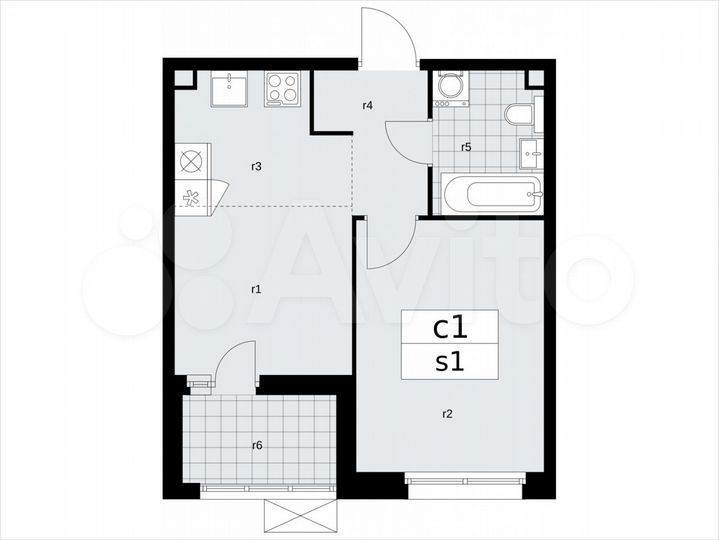 2-к. квартира, 36,5 м², 2/17 эт.