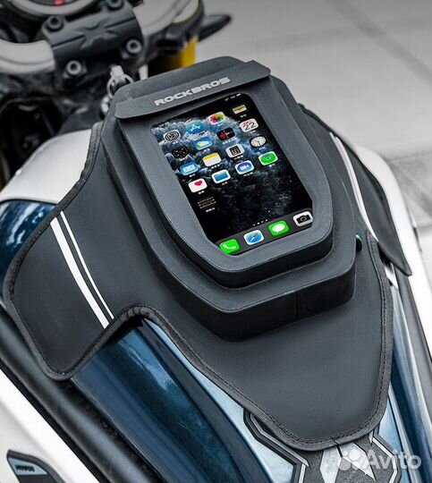 Мото сумка на бак с чехлом для телефона rockbros A