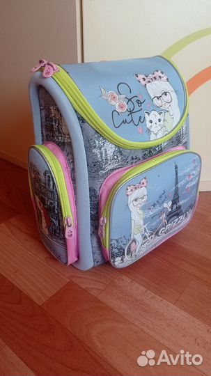 Рюкзак школьный для девочки Grizzly