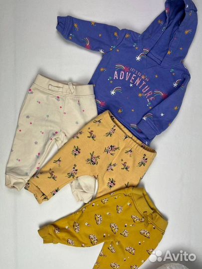 Вещи пакетом на девочку 74 см