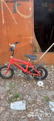 Детский велосипед с ручкой бу