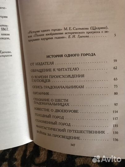 Книга «История одного города»