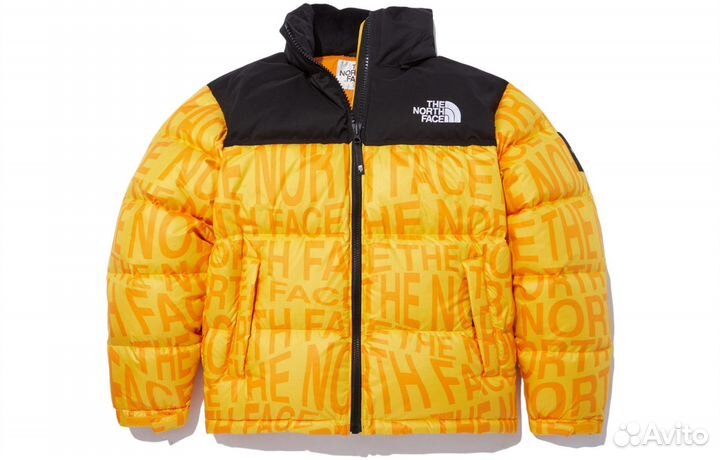 THE north face Down Jacket Unisex Yellow (S)(37)