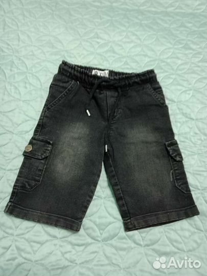Джинсовые шорты для мальчика 4-5 лет