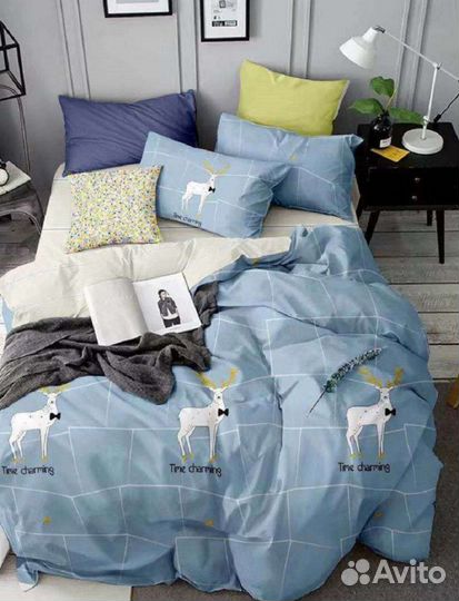 Постельное белье евро новое