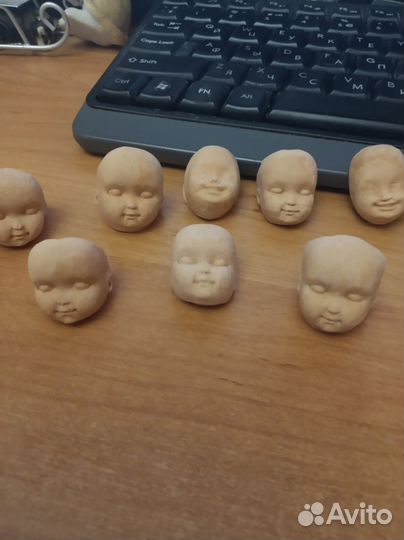 Лица для ватных кукол