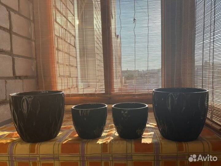 Горшки, кашпо кермические из Fix price