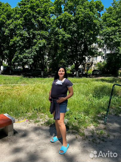 Слинг-шарф трикотажный