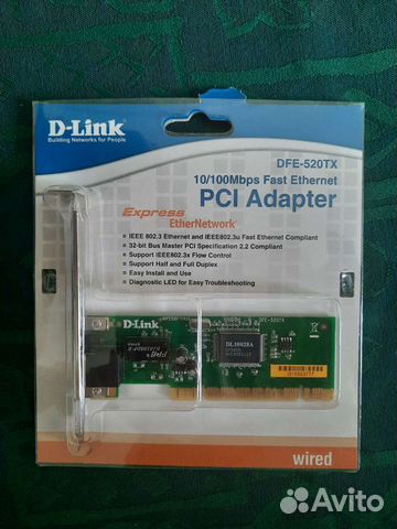Сетевая карта PCI Adapter DFE-520TX