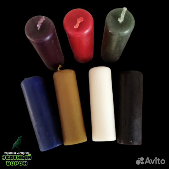 Свеча пеньковая восковая четырехчасовая