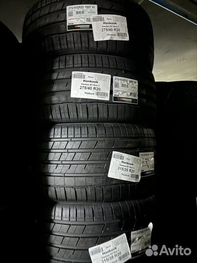 Hankook Ventus S1 Evo 3 SUV K127C 275/40 R20 и 315/35 R20 Y