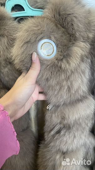 Шуба из песца