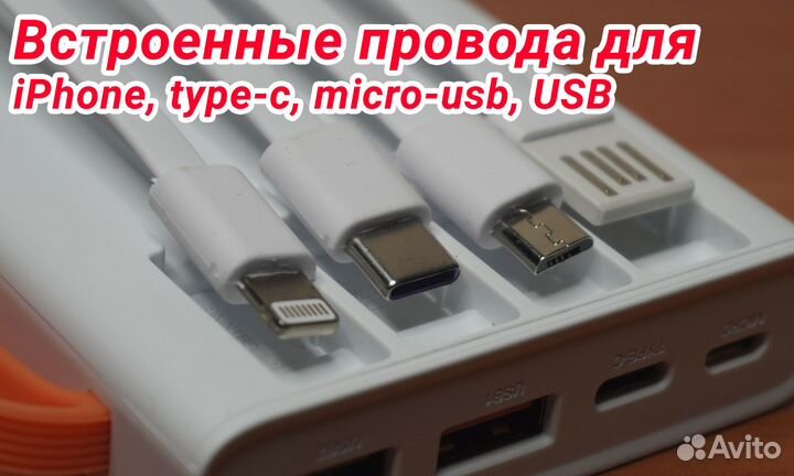 Пауэр банк с быстрой зарядкой