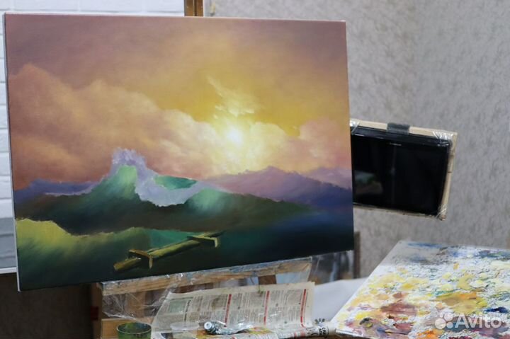 Картина Девятый Вал Маслом