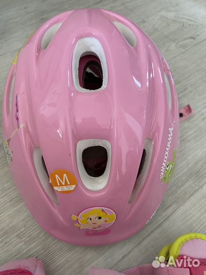 Ролики для девочки, защита (комплект) и сумка