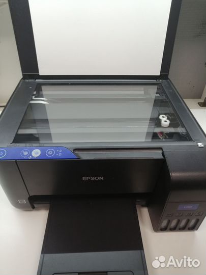 Цветной мфу Epson L3101. Встроенная снпч
