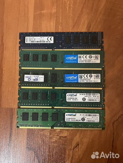 Оперативная память DDR3 4Gb Crucial