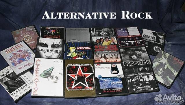 Коллекция DVD дисков западных рок групп