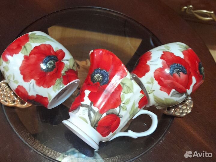 Молочник и 2 чашки