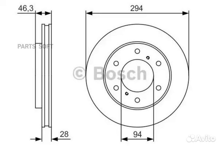 Диск тормозной