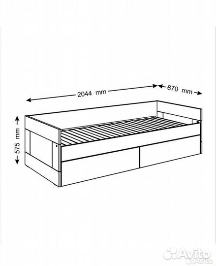 Выдвижная кровать IKEA