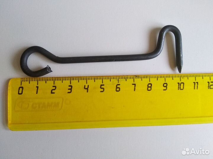 Крючок накидной и накладка на замок. Новые. СССР