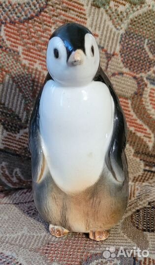 Фарфоровые статуэтка СССР лфз пингвин