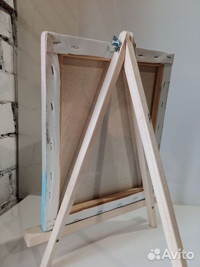 Картина с оленем маслом на холсте