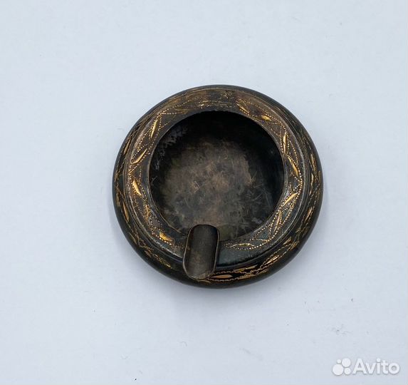 Пепельница СССР медная