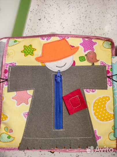 Развивающая книга из фетра