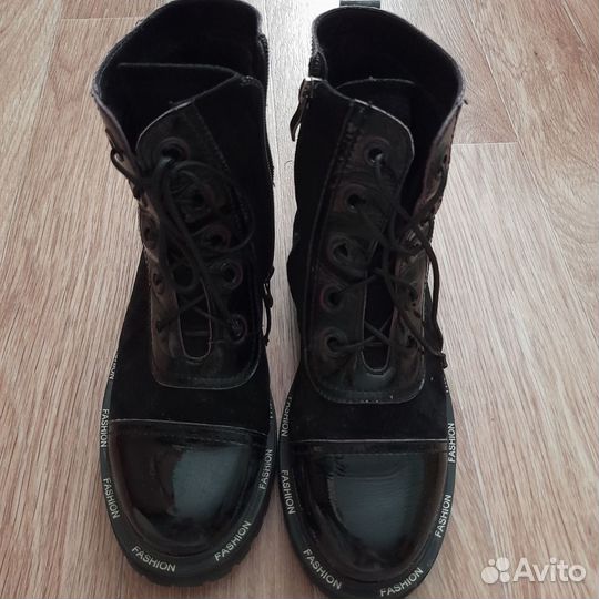 Ботинки осенние женские 38 размер замша