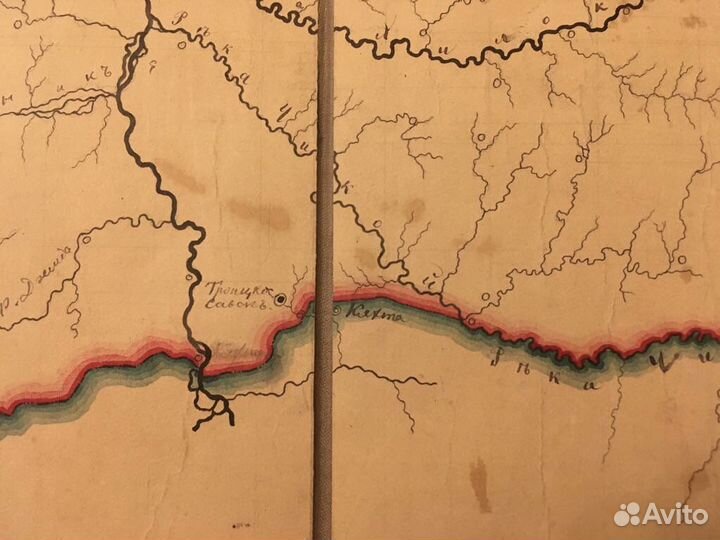 Карта золотых приисков 1907 год