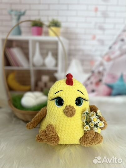 Курочка вязаная