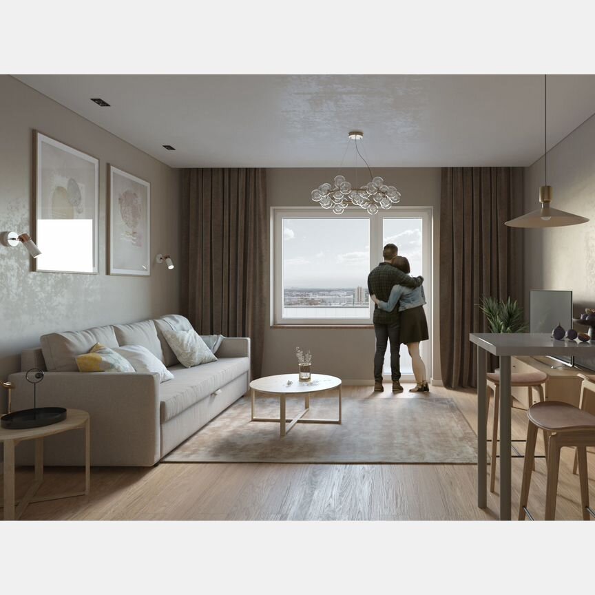 Квартира-студия, 33,6 м², 12/16 эт.