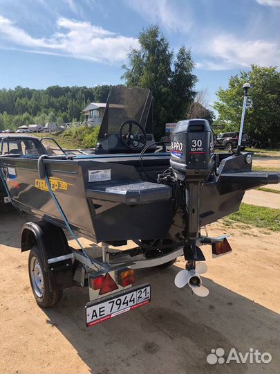 Лодка Спайдер 390