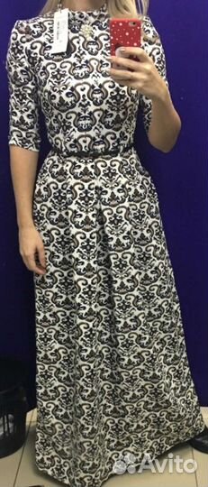 Новое длинное вечернее платье 48 р