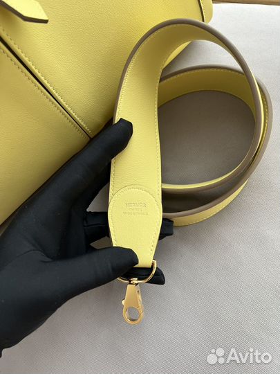 Сумка Hermes Kelly Lakis 32 yellow