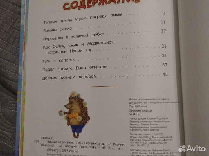 Книга зимние сказки