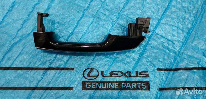Ручка двери Лексус Lx 570 правая черная 2015-2021